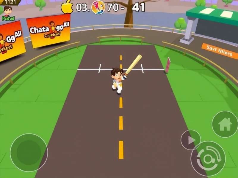 Chhota Bheem Cricket Rush Gameplay Screenshot